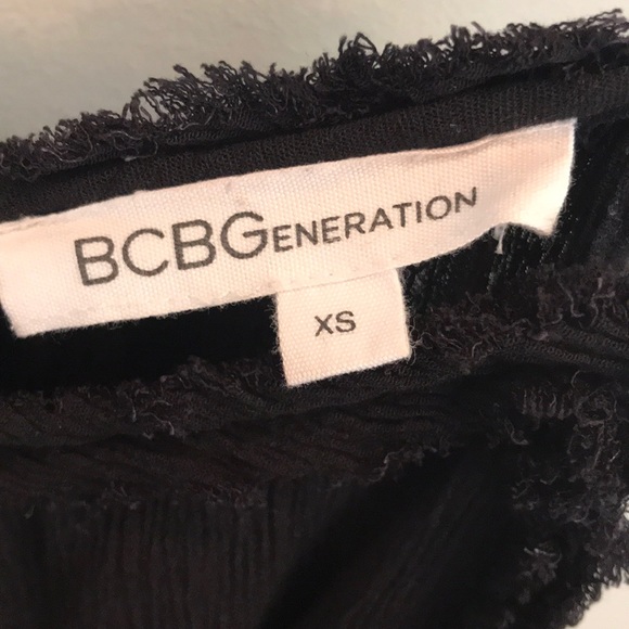 BCBG Black Asymmetrical Dress - Picture 4 of 8